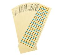ULDIGI 20pcs Guitar Fretboard Notes Stickers Scale Stickers for Beginner Fingerboard Guide Guitar Trainer Notes Accessories for Learning Neck