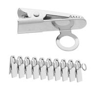 ULDIGI 20pcs Lapel Mic Clip Microphone Clip Holder for Ties Suits Shirts Secure Mic for Presenters Actors Educators