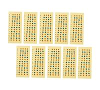 ULDIGI 20pcs Musical Scale Stickers Ukulele Accessories Non-fading Easy Peel Fretboard Sticker