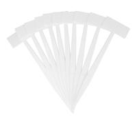 ULDIGI 20pcs Reusable T-Shaped Plant Labels for Garden and Herb Marking, Lightweight Pp Material with Large Writable Surface, for Flower Beds and Courtyards