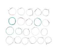 ULDIGI 21pcs Steel Guzheng Strings Lyre Replacement Accessories Guzheng Supplies Full Assorted Strings Parts