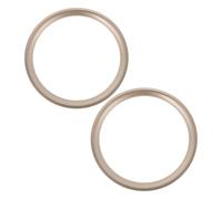 ULDIGI 2Pcs 10-Inch Light Gold Speaker Spacer Rings for Subwoofers, Decorative Speaker Mount Rings for DIY Audio Upgrade and Sound Equipment Protection