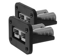 ULDIGI 2pcs 50a Car Battery Quick Connect Plug with Base, High Current Electrical Wire Connector for Automotive Winch, Trailer and Atv Electrical Applications