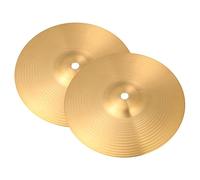 ULDIGI 2pcs 6-inch Jazz Drum Cymbals Set Professional Alloy Brass Percussion Drum Kit Accessories Anti-rust Fadeless Musical Instrument Parts