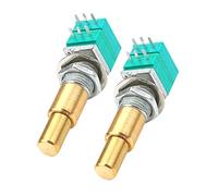 ULDIGI 2pcs A250K Guitar Potentiometer Volume Control Potentiometer for Electric Guitar Replacement Parts Short Split Shaft Audio Kit