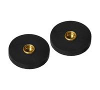 ULDIGI 2pcs Anti-skid Cello Pads with Floor Protector round Cello Mat Endpin Supports for Upright Bass and Musical Instrument Necessity with Non-slip Bottom Protection