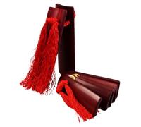 ULDIGI 2pcs Bamboo Chinese Kuaiban Allegro Clapper for Percussion Instrument for Traditional Performances and Skill Development Safe and Use Musical