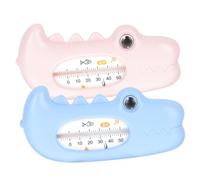 ULDIGI 2pcs Bath Thermometers Cartoon Water Temperature Measurement Tool for Boy Girl Safe Design Bath for Nursery Use