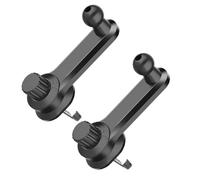 ULDIGI 2pcs Black Auto Air Vent Bracket with 17mm Ball Head Car Phone Holder Accessories Compatible round Vent Air Outlet Suitable for Universal Mobile Mount