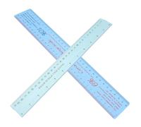 ULDIGI 2pcs Ceramic Shrinkage Clay Ruler Plastic Soft Measuring Tool for Pottery Sculpting and Modeling Accurate Multifunctional Drawing Instrument for Ceramic Artists