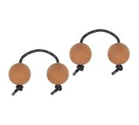 ULDIGI 2pcs Classical African Shaker Musical Instruments Child Music Toy Safe Cork Material for Boys and Girls