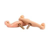 ULDIGI 2pcs Comfortable Plastic Violin Shoulder Rest Non-slip Design Large Size Compatible 4/4-3/4 Violins for Enhanced Playing Support and Stability