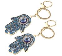 ULDIGI 2pcs Devil's Eye Pendant Evil Eye Keychains for Car Keys Car Key Accessories Auto Accessories Evil Eye Decor Car Accessories Car Accesories Car Acessories Tassel Trim Charm Glass