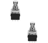 ULDIGI 2pcs Electric Guitar Bypass Footswitch for Effector Pedal Easy Install Replacement Part for Amplifiers and Guitars and Safe Material