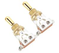 ULDIGI 2pcs Electric Guitar Metal Toggle Pickup Way Control for Effortless Tone Change Compact Electric Guitar Accessory Easy to Install Design