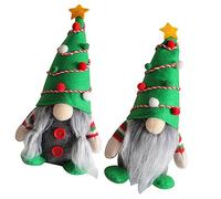 ULDIGI 2pcs Faceless Christmas Gnome Dolls Lovely Xmas Gnomes for Home and Party Decoration Festive Tabletop Ornaments Scandinavian Style for Adults