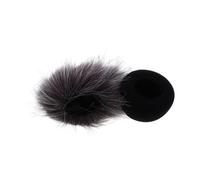 ULDIGI 2pcs Furry Microphone Windscreen Cover for Enhanced Noise Reduction Soft Protective Cover for Recording Studios Broadcasts Karaoke Compatible with Zoom Optimal Wind Resistance Easy