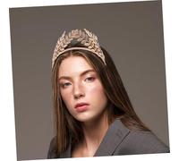 ULDIGI 2pcs Gold Leaf Headband Greek Goddess Wedding Bridal Crown Lightweight Comfortable Headpiece for Carnival Halloween Formal Events