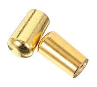 ULDIGI 2pcs Guitar Cap Tip Buttons Metal Golden 4mm Secure Grip Improves Aesthetic Electric Guitar Parts Toggle Accessories for Electric