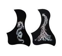 ULDIGI 2pcs Guitar Pickguard Sticker Protect Acoustic Electric Guitar from Scratch Supplies for Accessory