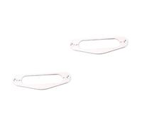 ULDIGI 2pcs Guitar Pickup Mounting Ring Flat Single Coil Humbucker Pickup Ring Screws for Electric Guitars