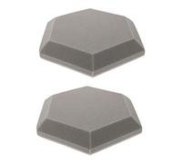 ULDIGI 2Pcs Hexagon Sound-Absorbing Wall Panels for Indoor Noise Reduction, Flame-Retardant Polymeric Sponge with Easy Installation, for Studio and Home Soundproofing