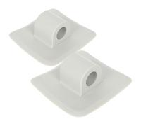 ULDIGI 2pcs Kayak Motor Stand Holder Inflatable Boat Motor Bracket Lightweight Plastic Easy to Carry Grey Fishing Boat Accessory