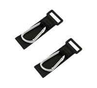 ULDIGI 2pcs Metal Carabiner Stroller Hooks for Holding Nursery Bags and Shopping Bags, Sturdy Pu and Alloy Material with Rotating Hook Design, for Shopping and Picnicking