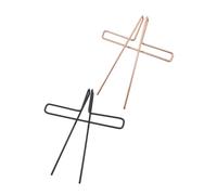 ULDIGI 2pcs Metal Music Note Clips Holder Score Clamp for Music Stands Creative Rose Gold Black Practical Fixers for Piano Practice