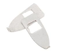 ULDIGI 2pcs Metal Violin Bow Tips Replacement, Easy to Replace and Versatile Accessory for Stringed Instruments Bow, Silver Colour Suitable for Beginners and Teachers at Music Schools