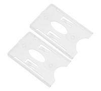 ULDIGI 2pcs Plastic Car Toll Pass Holder Suction Cup, Windshield Parking Permit and Driving License Card Holder for Vehicle, Insurance and Fuel Card Organizer