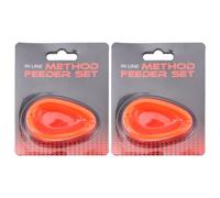 ULDIGI 2pcs Silicone Feeder Bait Moulds for Carp Fishing with Sturdy Easy Release Design, Suitable for Outdoor Fishing Supply and Method Mix Groundbait Mould