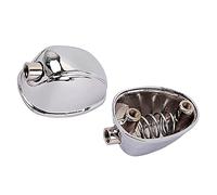 ULDIGI 2pcs Single-end Drum Ear Lug Hooks for Drum Set Accessories Silver Connectors Easy Installation Replacement Parts Snare Support