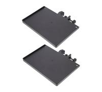 ULDIGI 2pcs Sound Card Tray Holder Live Sound Card Tray Microphone Stand Clamp-on Shelf Microphone Stand Tray Abs Tray with Clamp Microphone Support Mic Rack Stand Sound Holder
