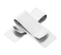 ULDIGI 2pcs Stainless Steel Money Clips Lightweight Clamp for Money, Practical Bill Holders with Design to Prevent Items from Missing, for Office Use