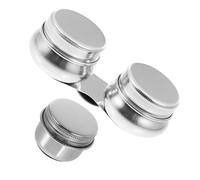 ULDIGI 2pcs Stainless Steel Paint Mixing Cups with Tight-sealing Lids and Palette Clips Brush Washer Pots for Oil Painting Supplies Outdoor Plein Air Artists