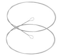 ULDIGI 2pcs Steel Dulcimer Replacement Strings 21 Gauge Metal Dulcimer String Accessories for Musical Instrument Repair and Maintenance