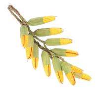 ULDIGI 2pcs Strings Artificial Corn String Corn Ornament Artificial Corn on The Cob Harvest Hanging Corn Pendants Vegetable Artificial Decor Decor Fake Corn Lanyard Foam