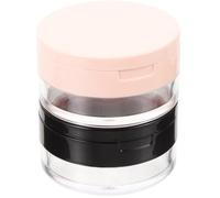 ULDIGI 2pcs Travel Powder Container Makeup Powder Box with Refillable Plastic Design 20g Each for Outdoor Traveling and Home Daily Use