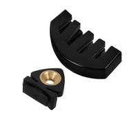 ULDIGI 2pcs Violin Mute Accessories Colored Mute for Violin Stringed Instrument Parts Colored Full Size Practice Viola for Black