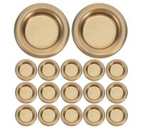 ULDIGI 30pcs Metal Incense Holder Small Cone Tray for Mini Tower Incense Portable and Stable Burner Censer for Yoga Studio Bedroom Spa and Meditation Decor