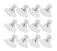 ULDIGI 30pcs Plastic Suction Cups with Screw Suction Cup Nuts Bathroom Sucker Hook Wall Hook Modern Appearance Leaves No Marks Easy Installation for Seasonal Decorations and Kitchen Glass