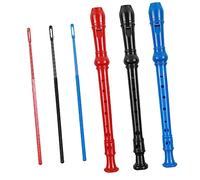 ULDIGI 3pcs 8-hole Student Clarinet Set Red Black Blue Abs Plastic Wind Instrument for Boys and Girls Beginner Practice Clarinet Music Learning