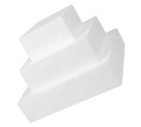 ULDIGI 3pcs Foam Cake Model Cake Modelling Square Cake Polystyrene Craft Foam Modeling Foam Squares Foam Fake Cake St-yrofoam Cake Wedding Cake Model Craft Foam Block White