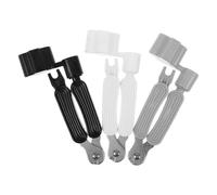 ULDIGI 3pcs Manual Guitar String Winder and Cutter Tool for Guitar and Ukulele Plastic Material with Safe String Handling and Versatile Utility and Maintenance