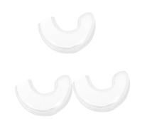 ULDIGI 3pcs Transparent Saxophone Swivel Snap Rubber Sleeves for Neck Strap Hook Guard Replacement Wear-resistant Protective Covers Compatible with Tenor Sax Accessories Multipurpose Sax