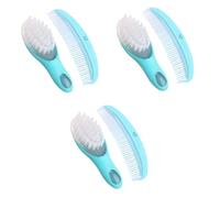 ULDIGI 3sets Newborn Grooming Brush Comb Massage Detangle Boy Girl Hair Care Kit