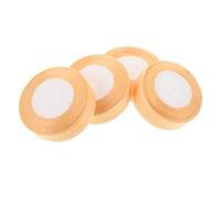 ULDIGI 4 Rolls Sheer Yarn Ribbon Light Gold Fade-Resistant Craft Wrapping Ribbon for DIY Bowknot Floral Bouquet Wedding Party Decoration