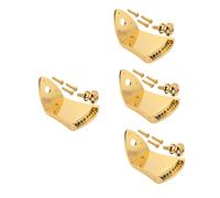 ULDIGI 4 Sets Mandolin String Accessory Metal Tailpiece Fixed Strings Traditional Design for Mandolin