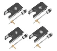 ULDIGI 4 Sets Practical Violin Bow Frog for Violin and Cello Metal Bow Frog with Replacement Tool Easy Install for Violinists